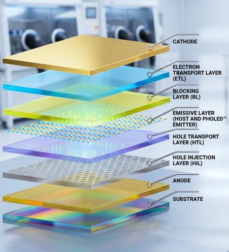 Organic Chemistry Powering Advanced OLED and Related Materials